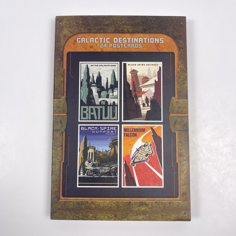 Disney Star Wars Galactic Destinations 24 Postcards‎ New